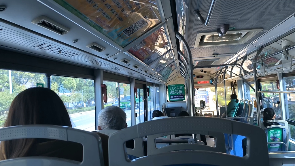 镇江公交118路 zk6125chevpg41 行驶实录