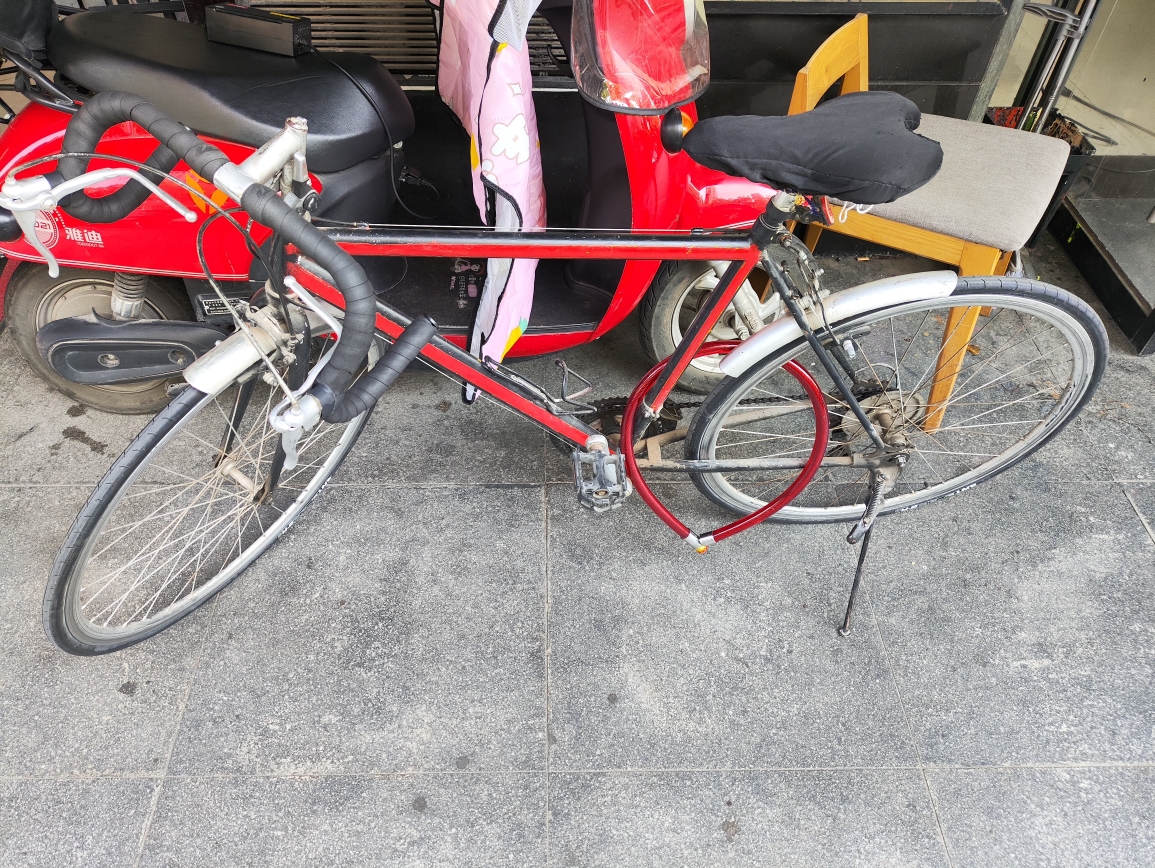 巨老款捷安特,玩儿的就是情怀