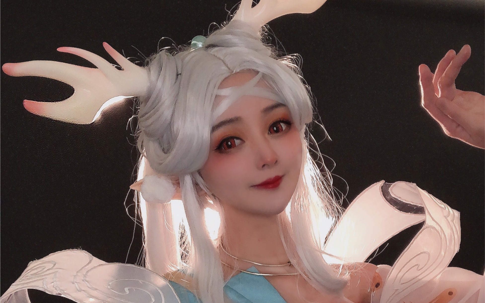 【慕容苏苏】cos遇见神鹿 瑶cos这样的瑶你还不打包回家?_哔哩哔哩_bilibili