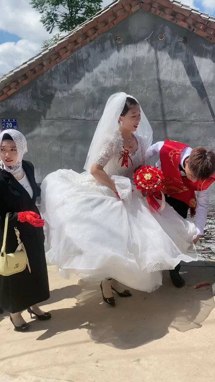 西北老家农村婚礼现场