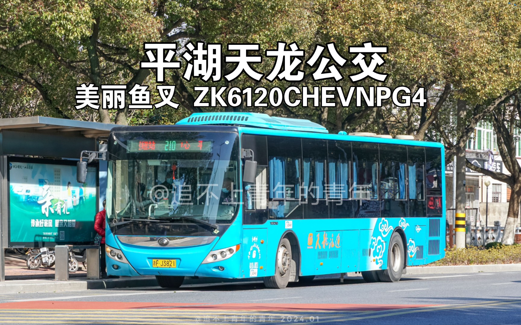 【平湖天龙公交】平湖天龙公交210路 宇通zk6120chevnpg4 平湖客运