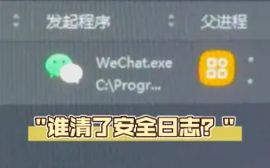 下载视频: 谁清了安全日志？