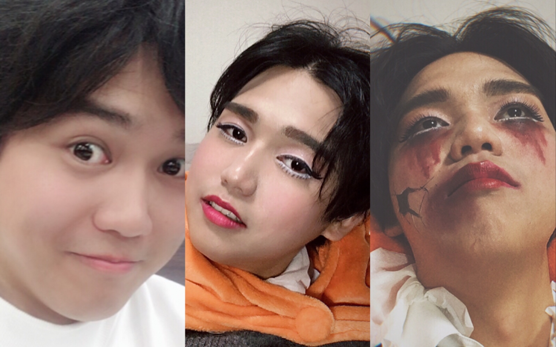 【万圣节】给男朋友画女妆,竟然比女生还好看?