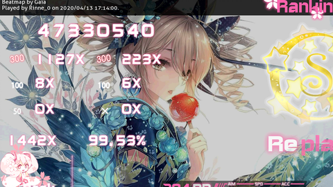 Rinne_0丨6.01* 294PP 1sb 99.53%(S)丨Reol -