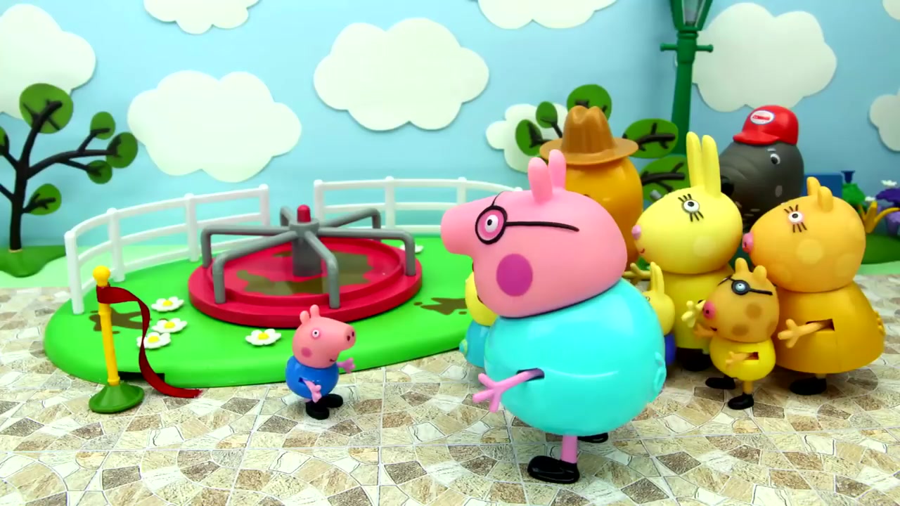 [图]『育儿/英语/玩具动漫』小猪佩奇英文版(Peppa Pig)-Peppa's funny games videos in english 2018