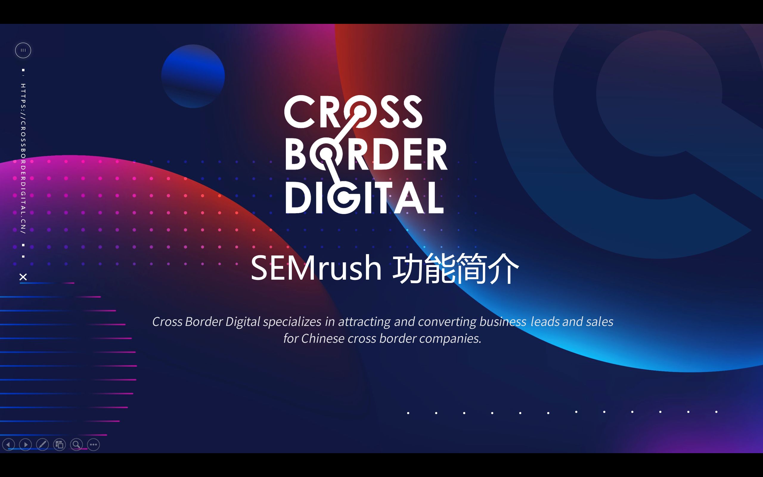 SEMrush 功能简介Cross Border Digital哔哩哔哩bilibili