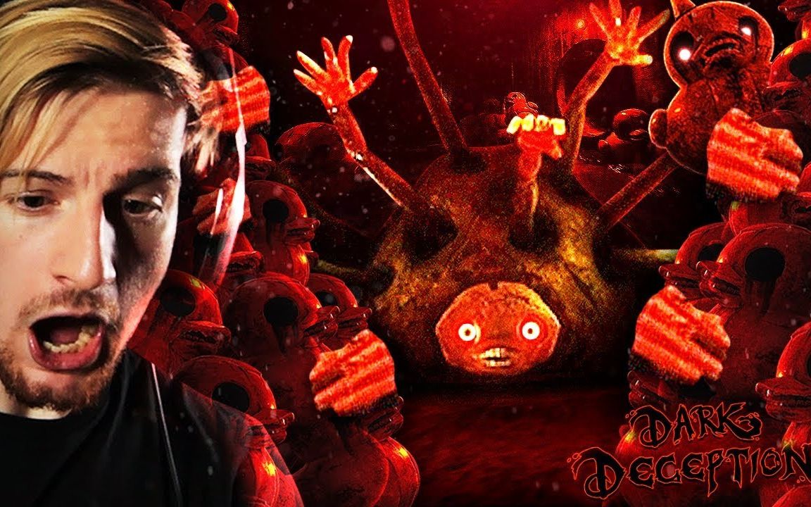 黑暗欺骗国外主播居然被可爱的小鸭纸吓尿了