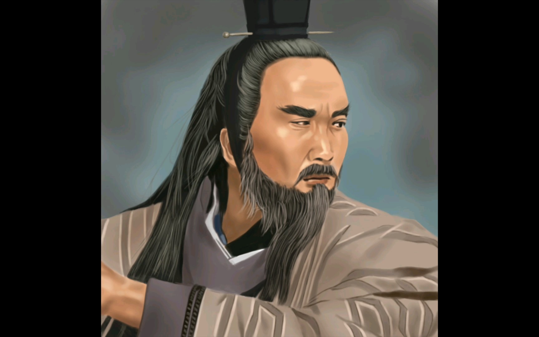 【ps板绘】画个东周列国春秋篇 伍子胥 头像