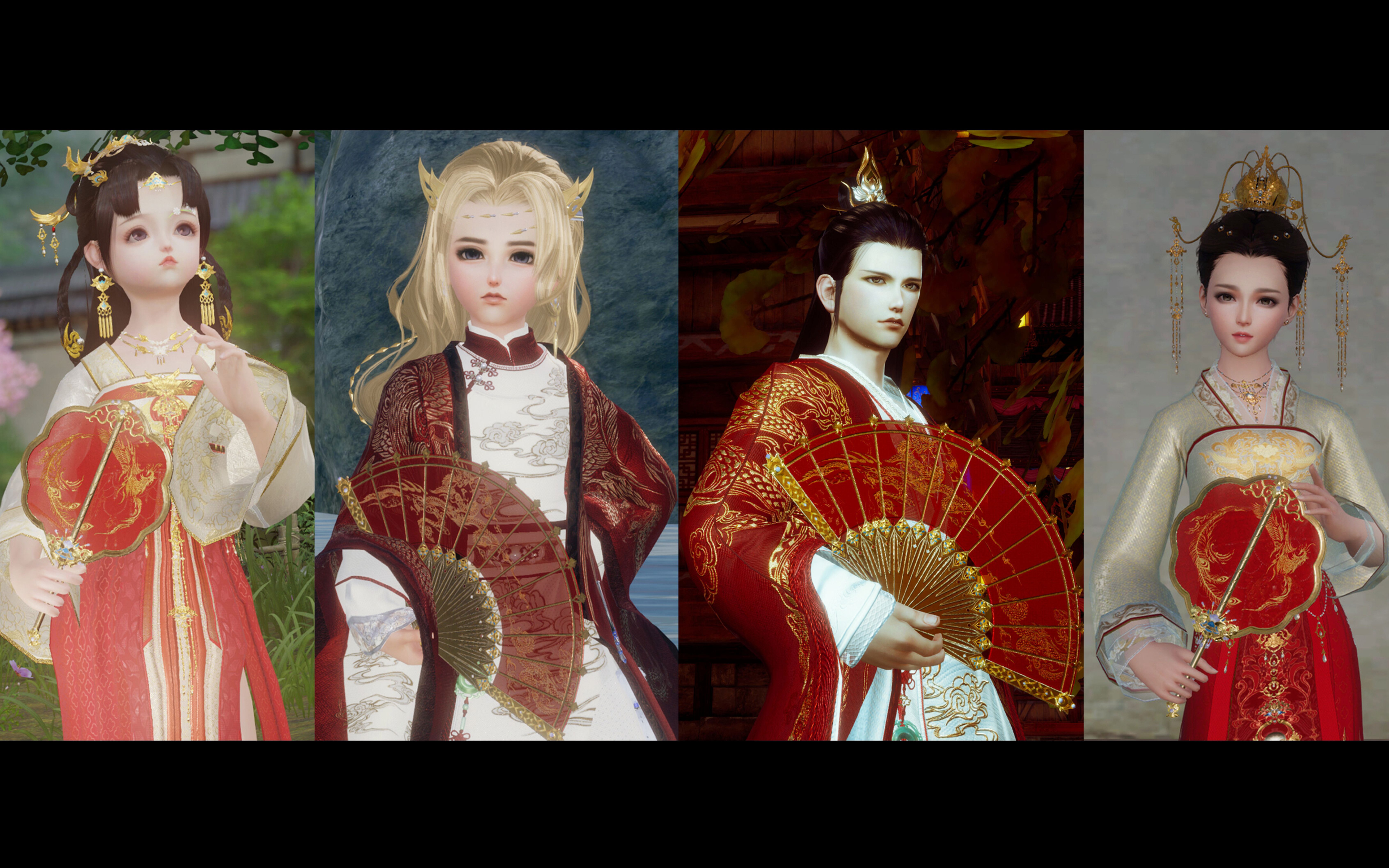 【剑网三重制版】第四代七夕盒子嬿婉同心全体型交互动作