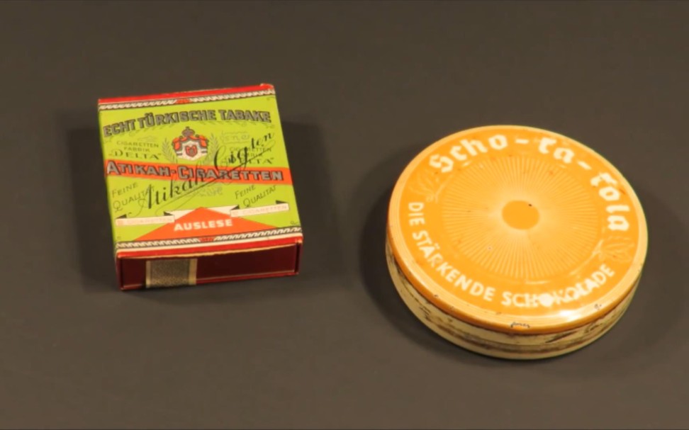 开箱二战德国老军粮,一盒巧克力和香烟,这味道绝了!