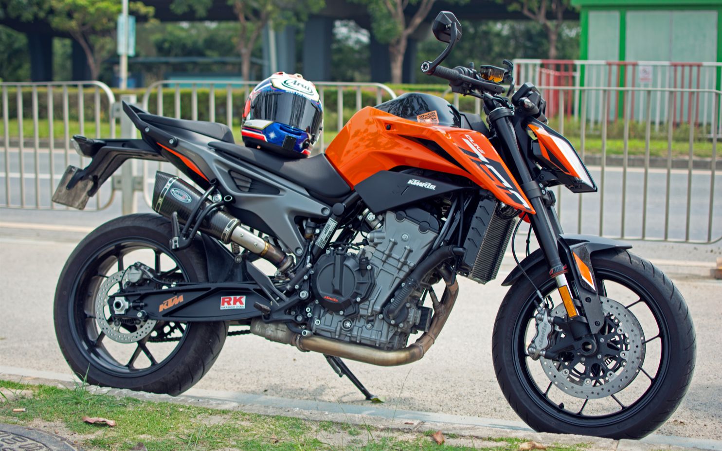 KTM 790 DUKE 纪念下仅上车两个月的万虎排气哔哩哔哩bilibili