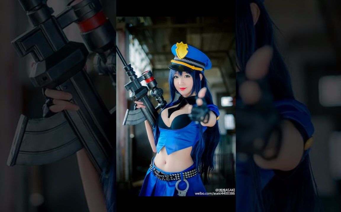 cosplay tutorial [18 ] 2017 女警察 凯特琳超性感性感