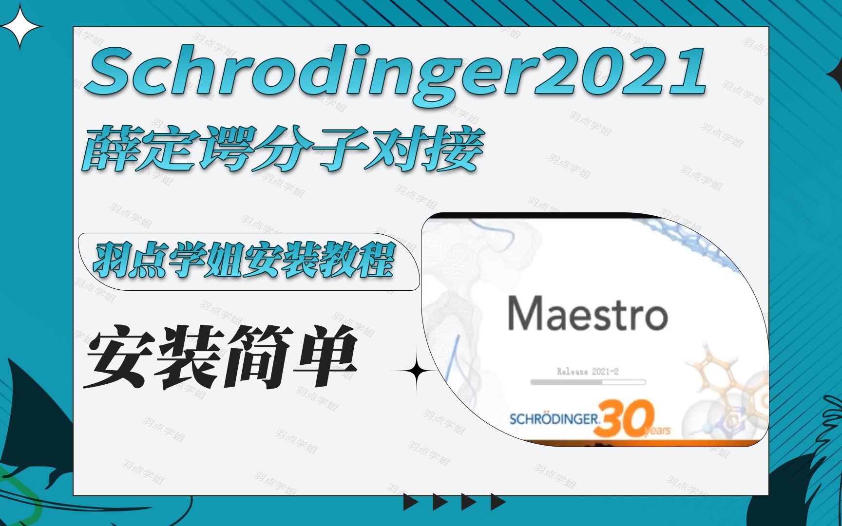 schrodinger2021薛定谔药物分子对接软件maestro哔哩哔哩bilibili