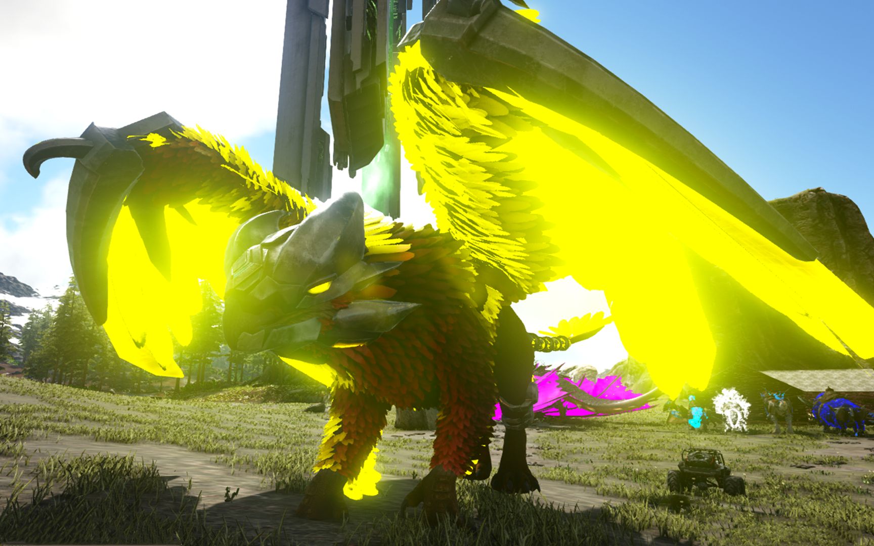 雪山决战猛犸象boss抓获机械狮鹫  方舟:普罗米修斯 第19期