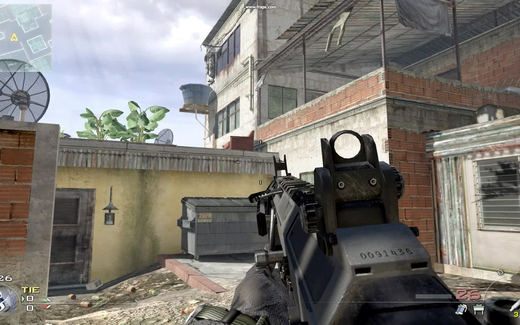 1080p最高特效下的使命召唤6现代战争2贫民窟