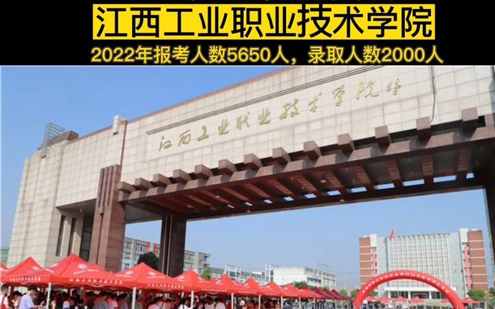 2023年江西单招热门高校江西工业职业技术学院哔哩哔哩bilibili