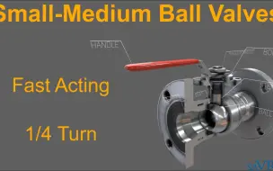 Download Video: 阀门原理 3D动画 - Control Valve Types Gate Valve Globe Valve Ball Valve