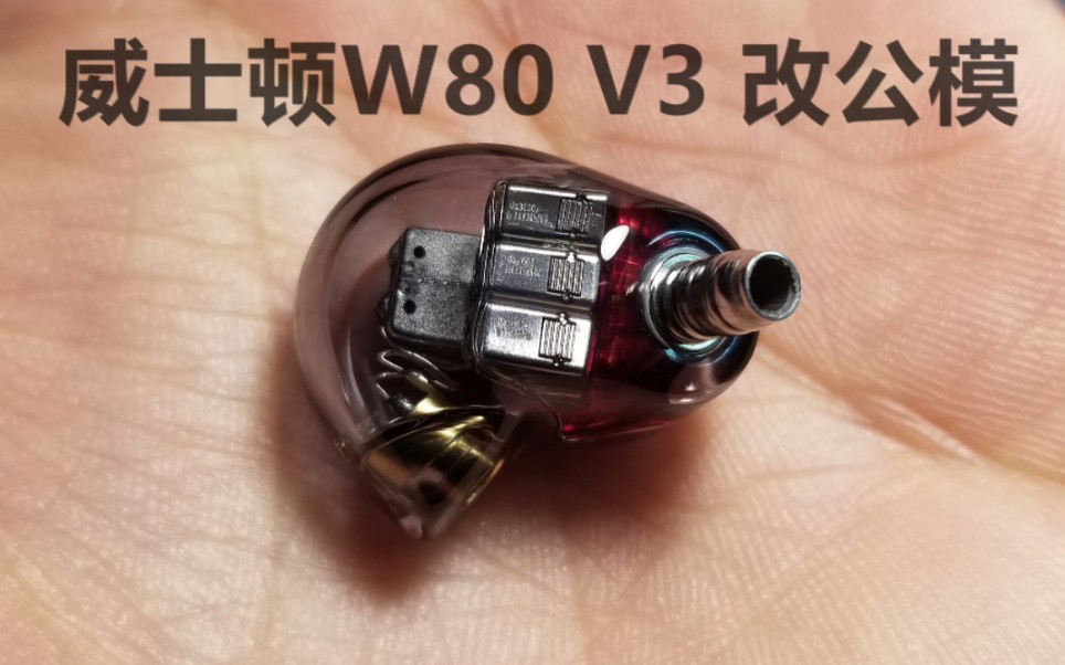 威士顿w80 v3改公模展示