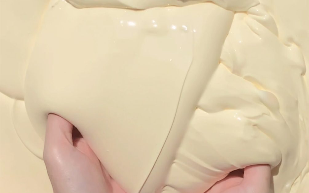 软猫ruarua奶 招牌非牛顿水弹不粘手不掉渣很厚实_哔哩哔哩 (゜-゜)つ