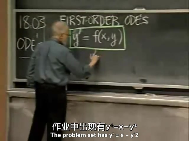 [双语字幕] [2006 SP] MIT 18.03 Differential Equations 微分方程哔哩哔哩bilibili