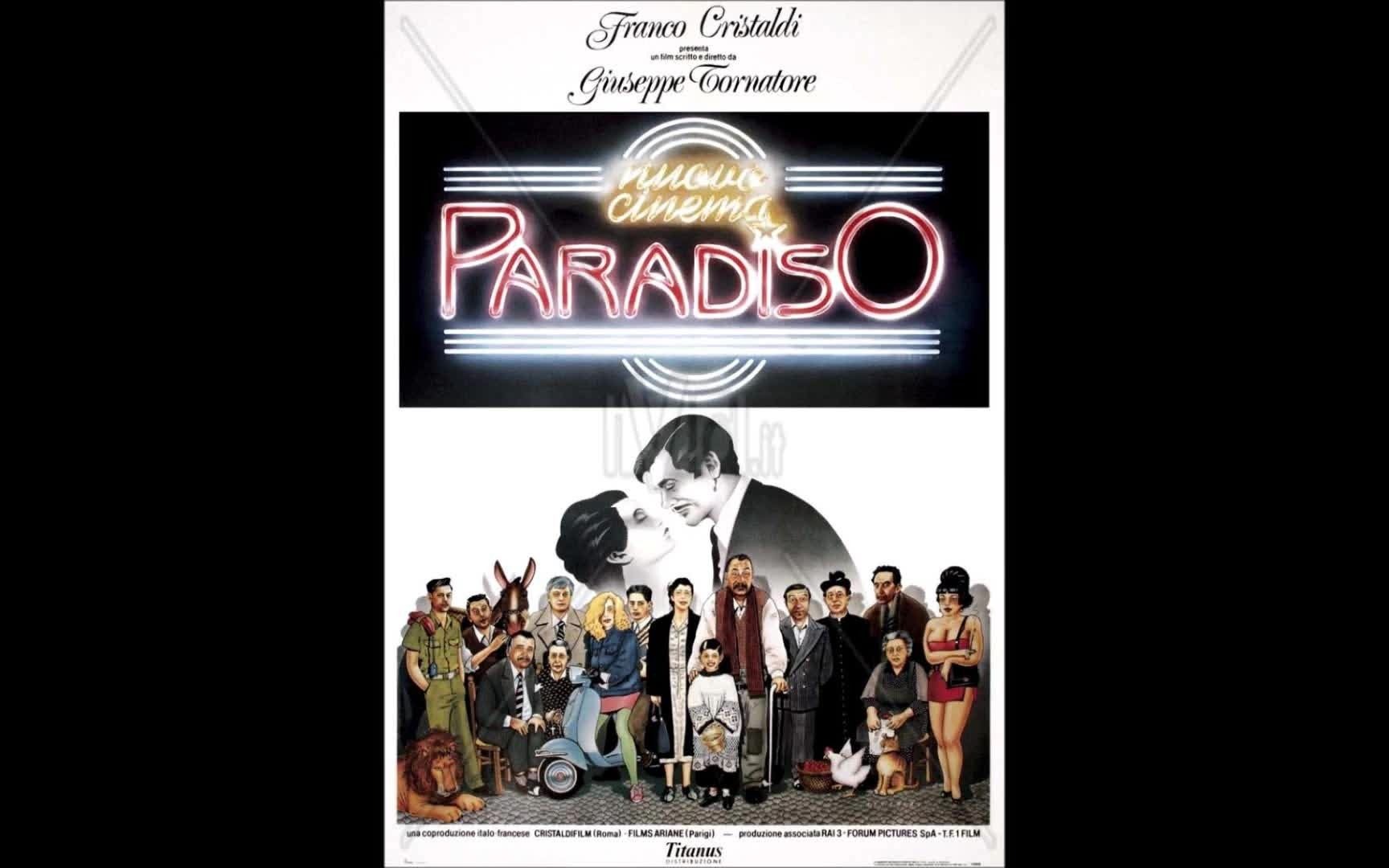 《天堂电影院》奥斯卡经典电影原声碟 《Nuovo Cinema Paradiso》OST 1988哔哩哔哩bilibili