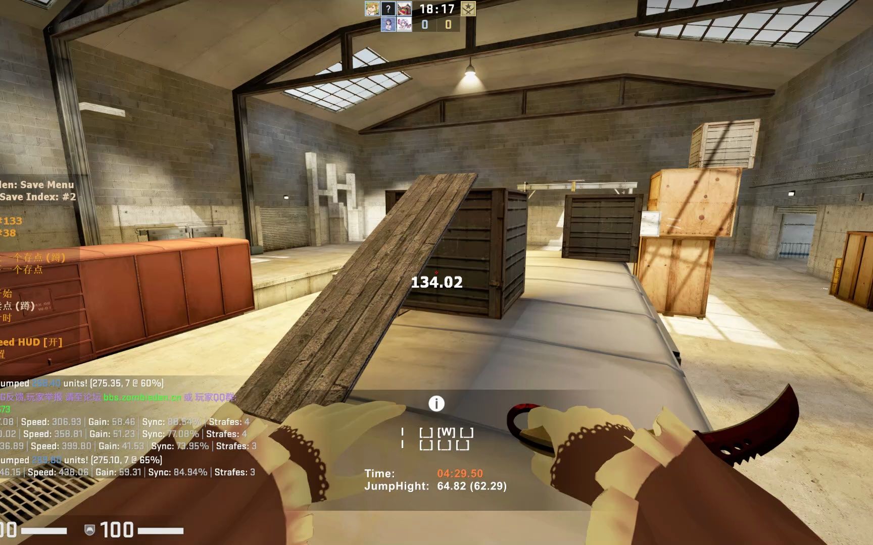 [csgo僵尸乐园kz服]地图:kz_pollution 新纪录