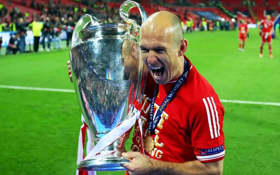 罗本欧冠生涯31球全纪录!