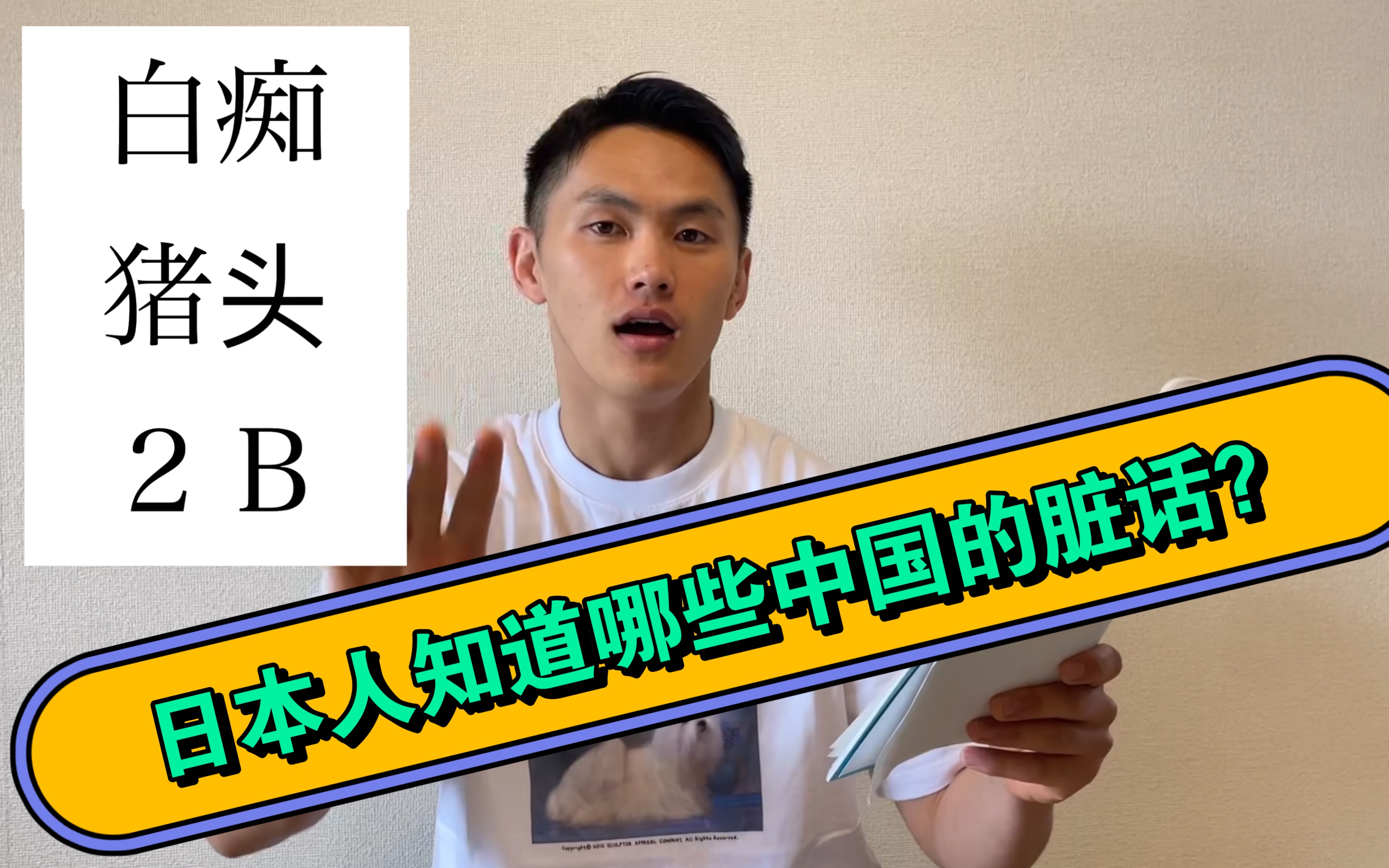 开口即“国粹”?日本人在日本网站学习中国的脏话和网络用语?哔哩哔哩bilibili