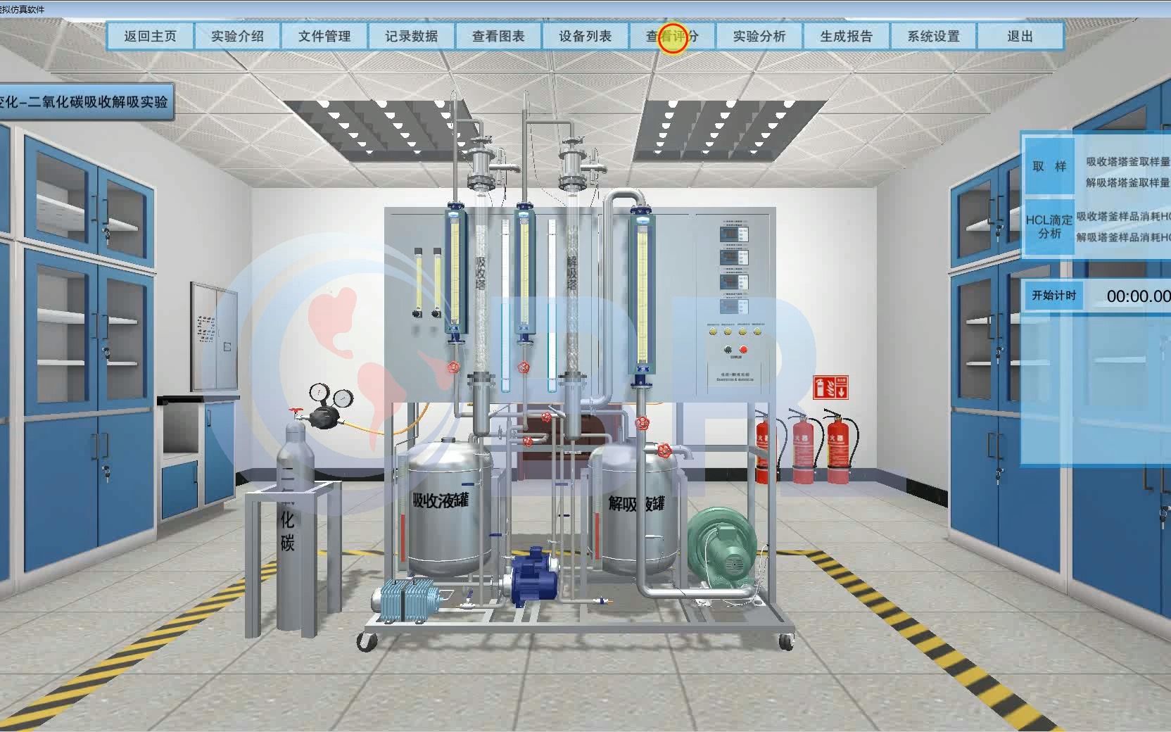 CO2吸收解吸操作视频哔哩哔哩bilibili