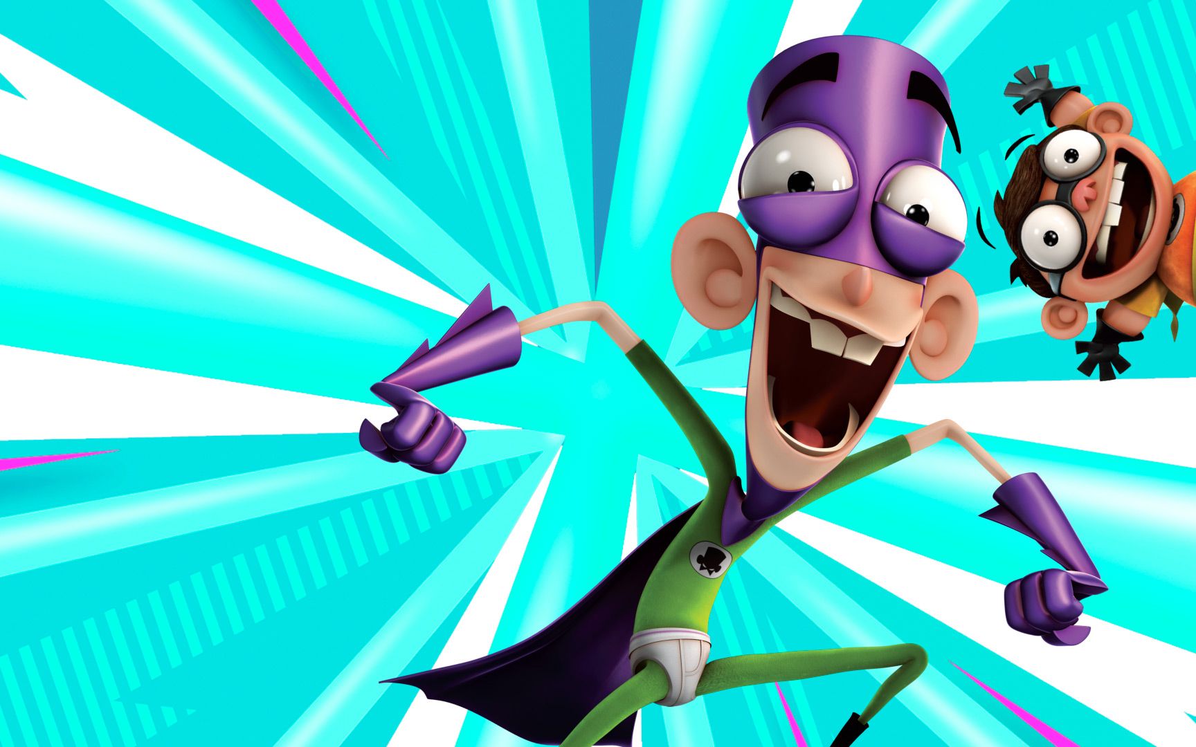 [图]美国尼克儿童频道（Nickelodeon）动画片《小幻与冲冲》（Fanboy & Chum Chum）预告片