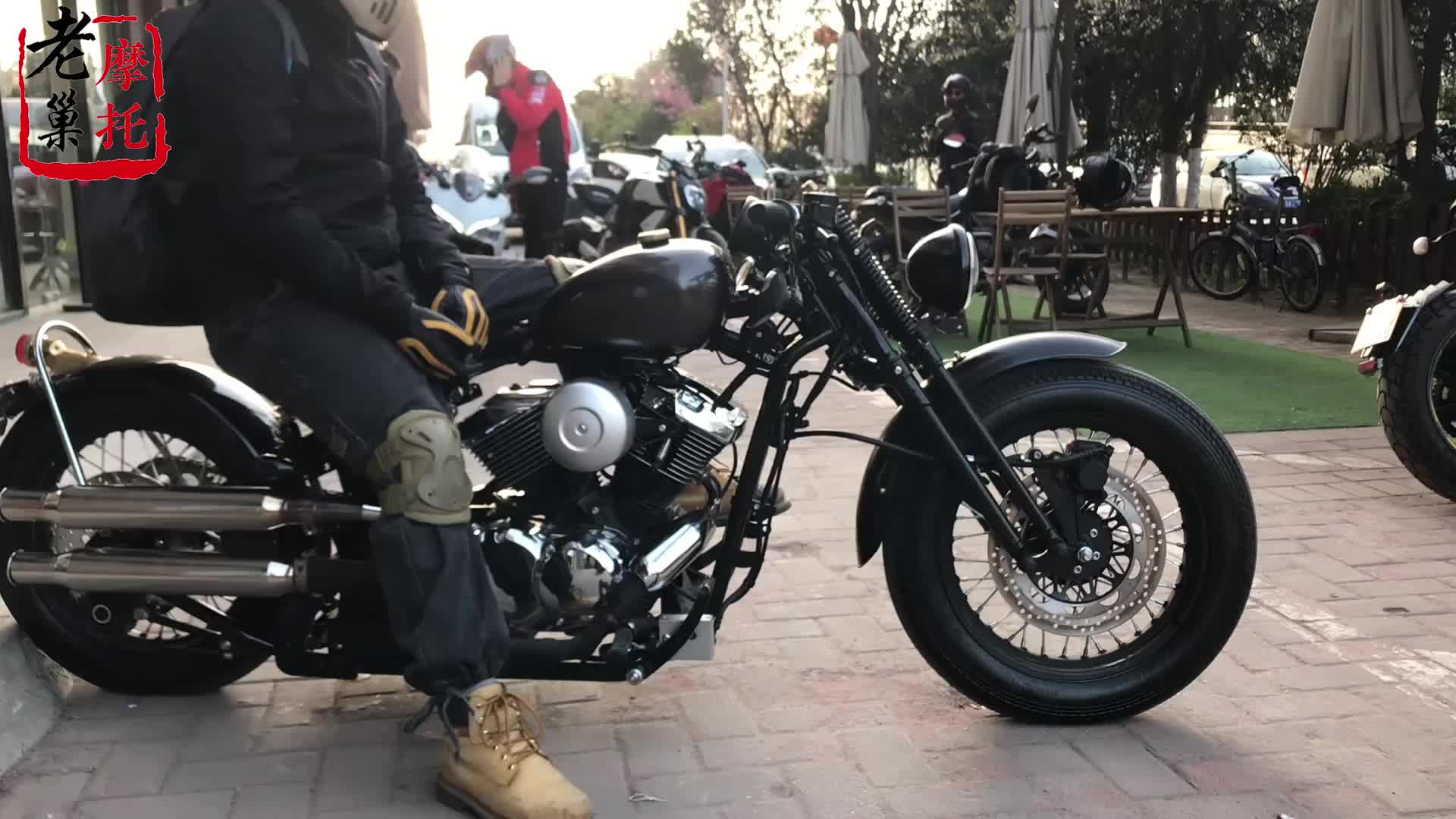 柴特博格v250巡航太子摩托车油箱6升多看见加油站进就完事了