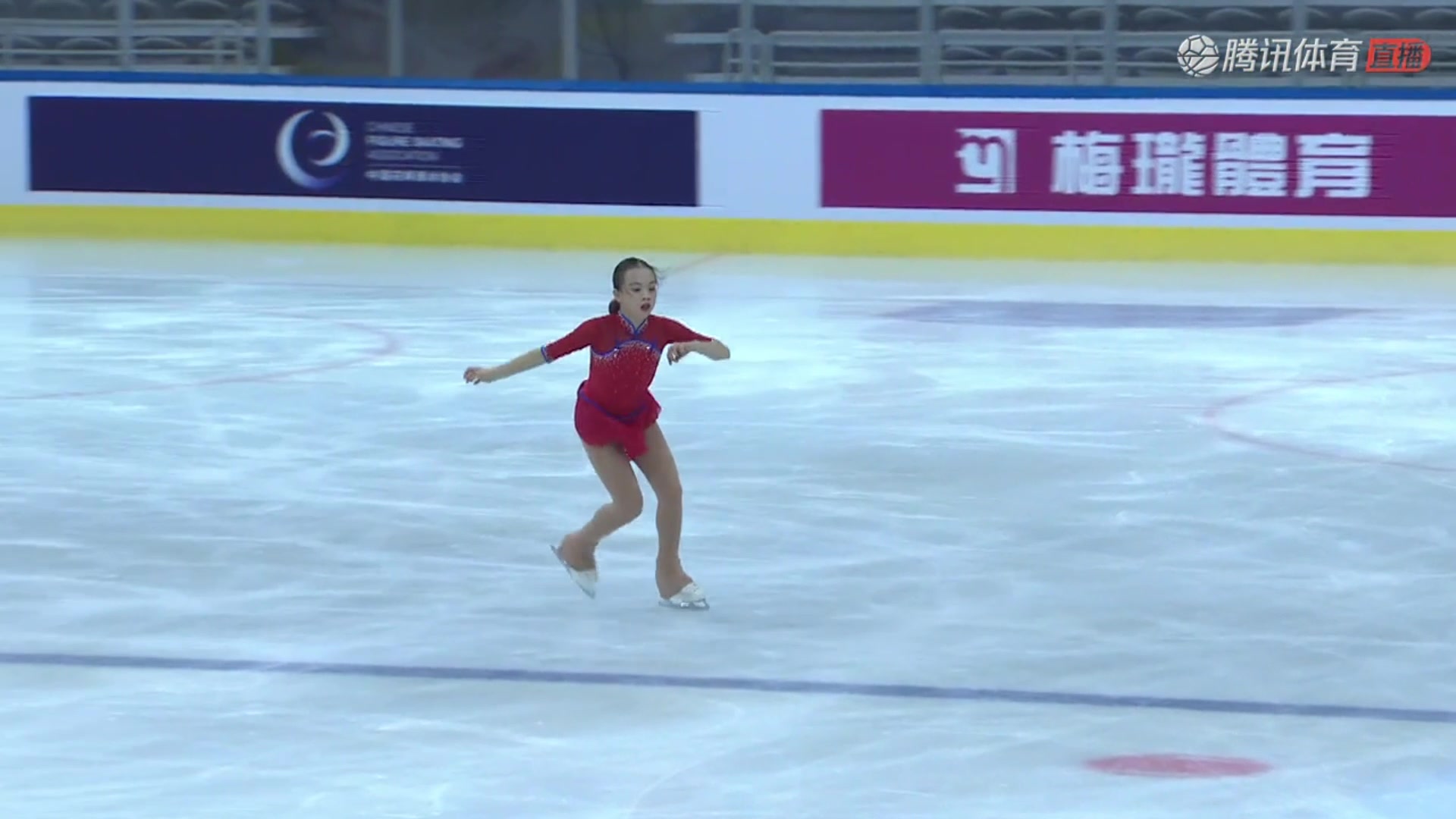 曹颀婧九儿2019年中国花样滑冰俱乐部联赛吉林站女单成年组自由滑