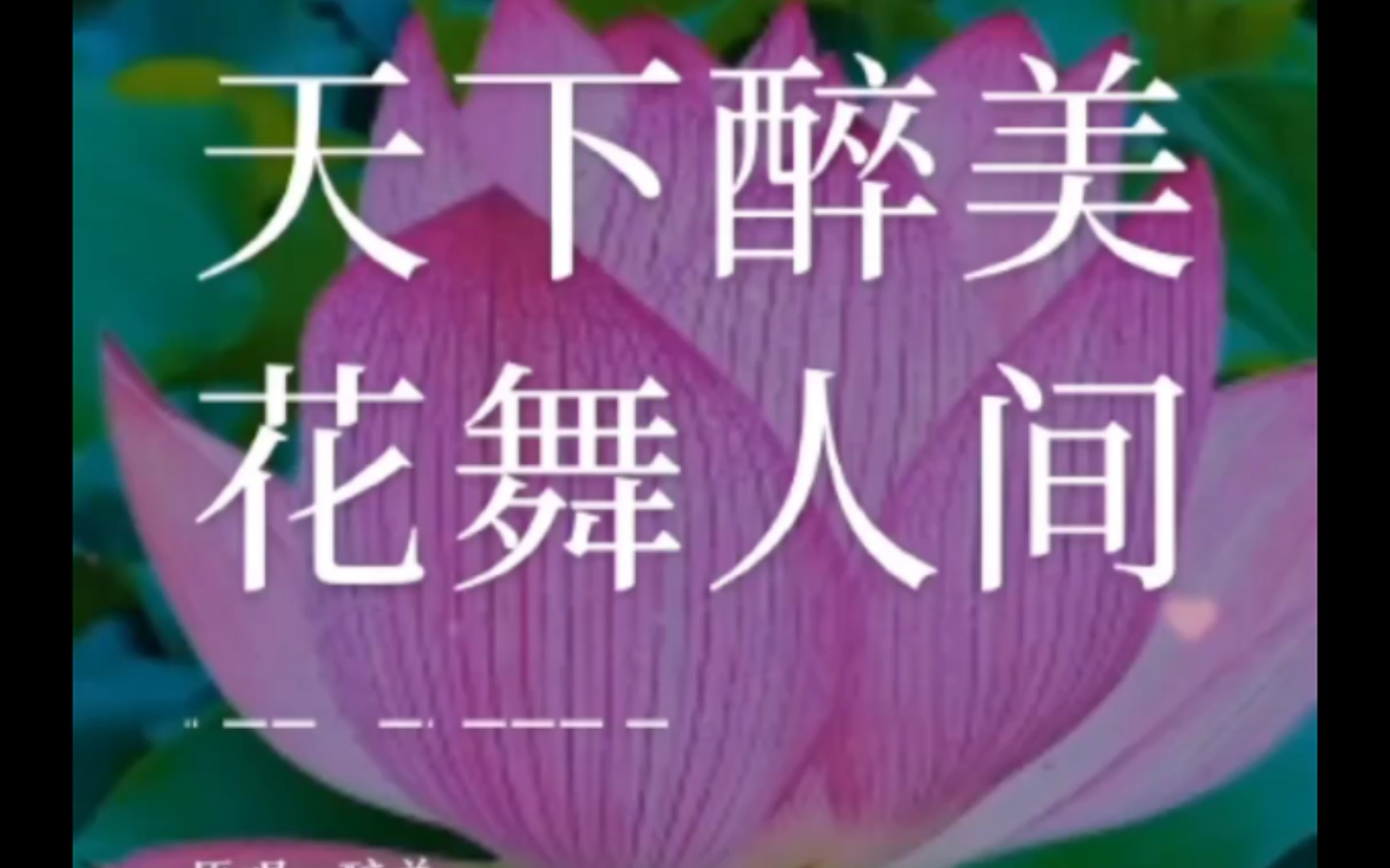 相遇是缘翻唱《天下醉美花舞人间》