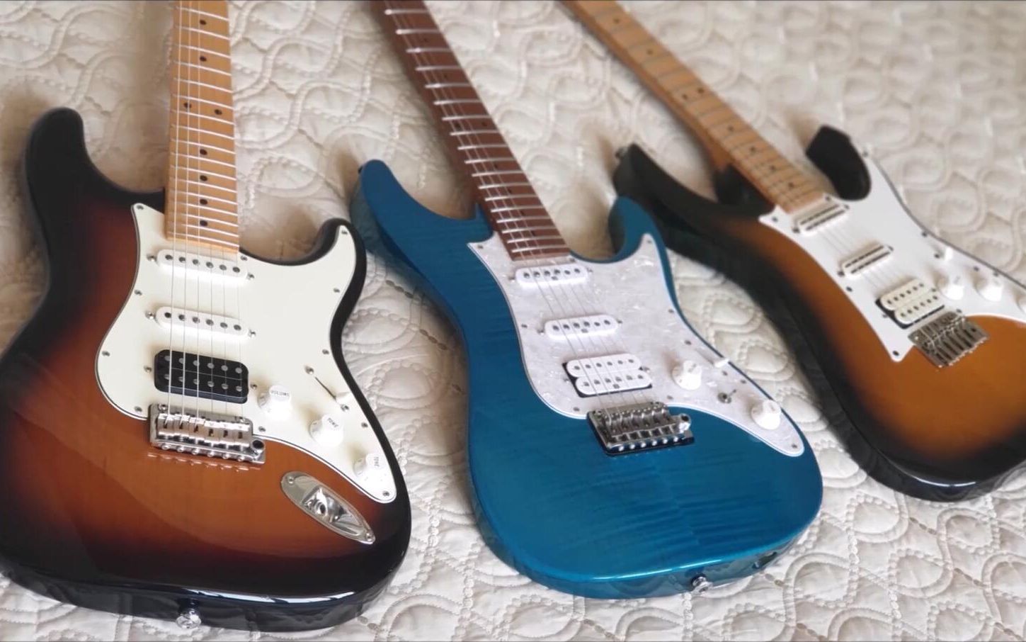 3把超级Strat大比拼,Suhr\ibanez AZ\ibanez AT100哔哩哔哩bilibili