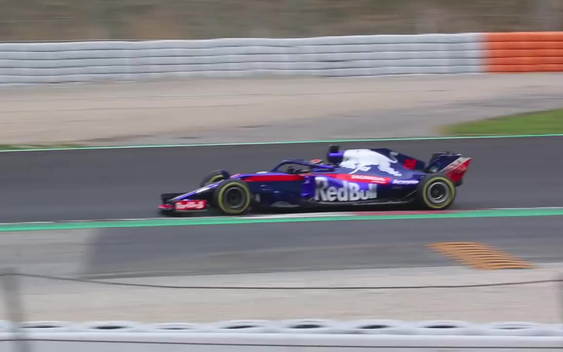 小红牛本田toro rosso str13 - f1 test days 2018