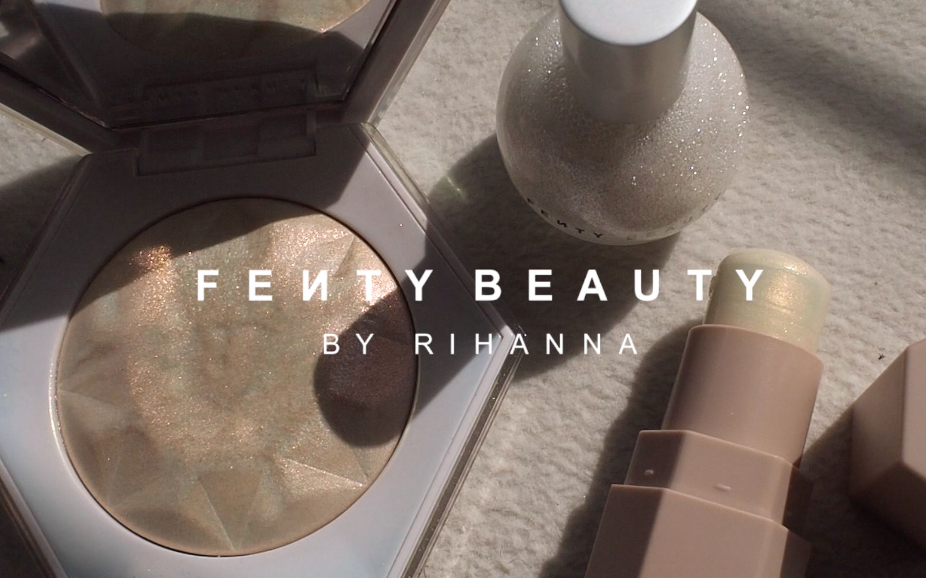 【试色】FENTY BEAUTY / 2020春夏水光棒新品 + 夏日流光三重奏试色+repo哔哩哔哩bilibili