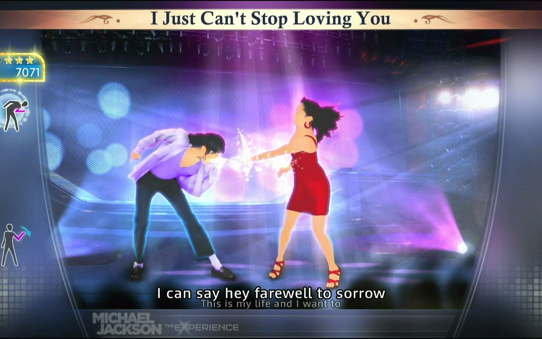 [图]【MJ】迈克尔杰克逊生涯游戏视频 - I Just Can't Stop Loving You