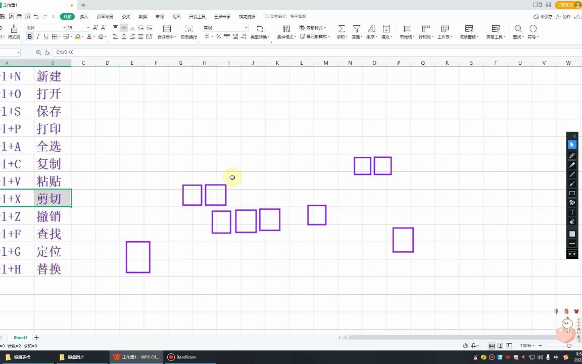 零基础学电脑表格制作,Word办公软件,快捷键大全哔哩哔哩bilibili