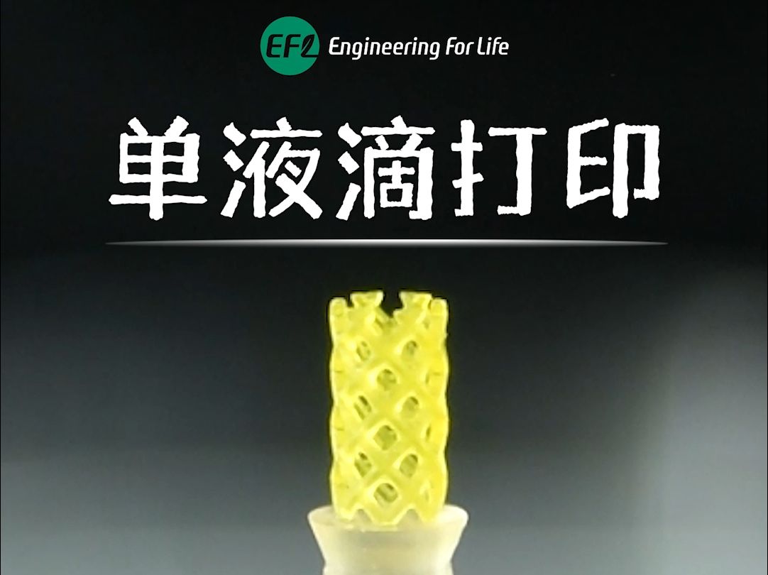 【EFL产品介绍】投影式光固化生物3D打印机产品亮点:微量墨水打印工艺(专利技术)哔哩哔哩bilibili