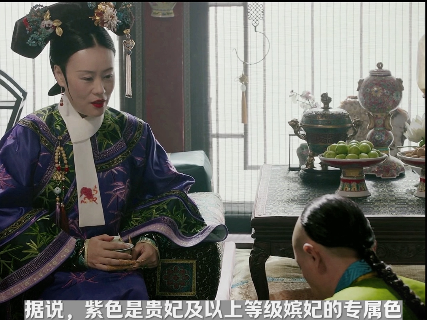 如懿传|甄嬛和如懿紫色贵妃服饰大比拼