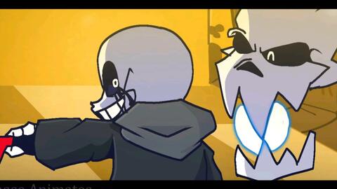 Canon) Killer! Sans VS Hyper Dust! Sans (OCs) [Battle  Animation]_哔哩哔哩bilibili