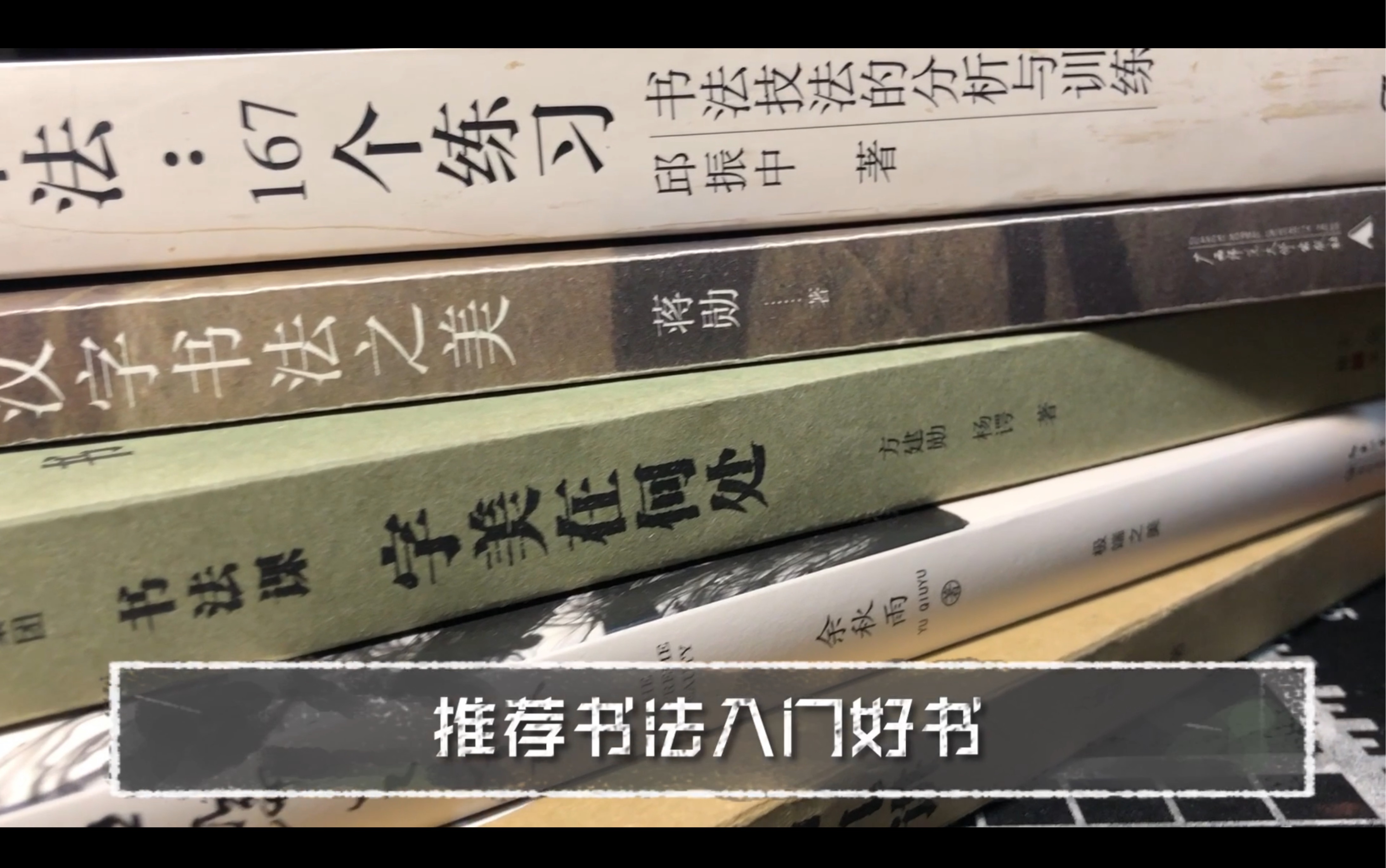 读书随处净土!我也来给大家推荐几本我觉得适合书法入门的书,读起来不费劲,也对书法入门挺有帮助~哔哩哔哩bilibili