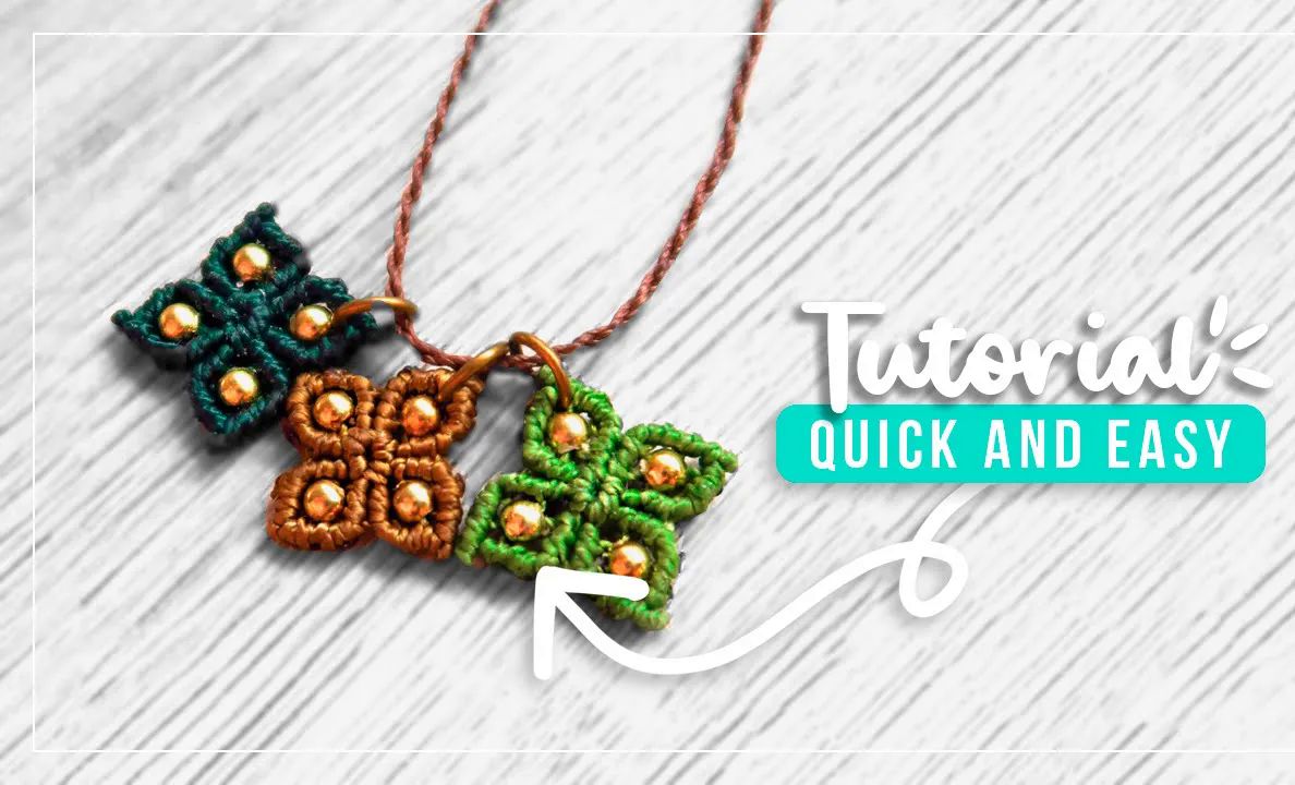 【tutoriales temuco】项链绳编教程093