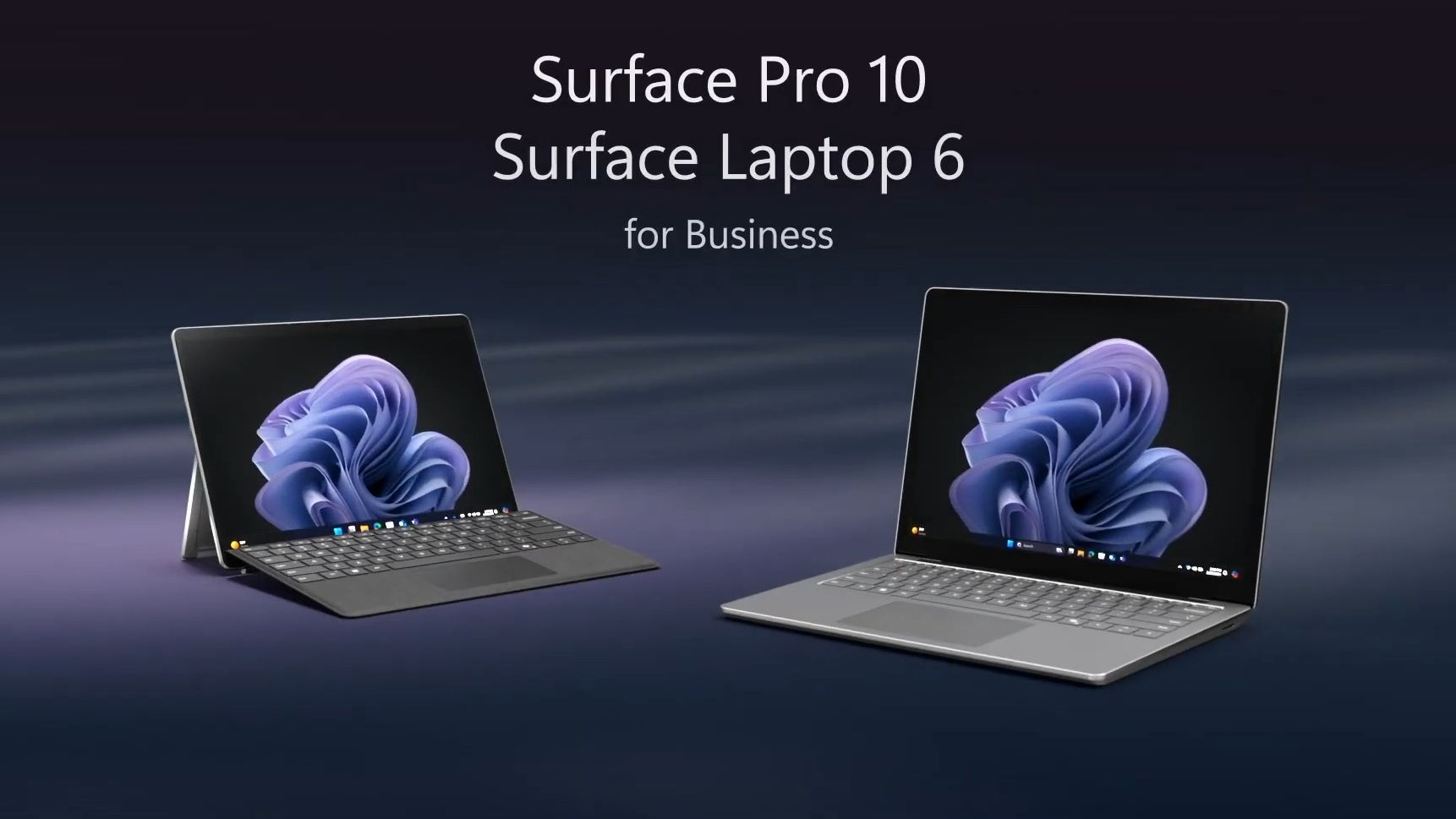 微软全新 surface pro 10 和 surface laptop 6 震撼登场