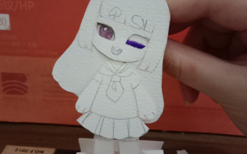 活动作品手工纸片人