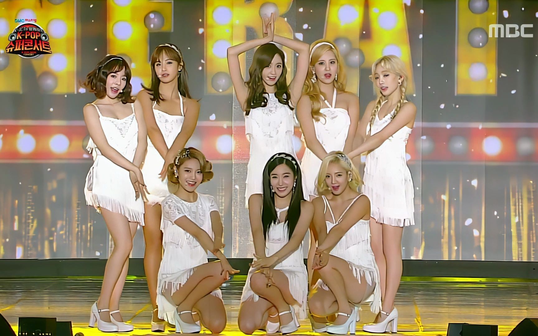 【4k修复】少女时代 - lion heart mbc dmc kpop 超级音乐会 20150905