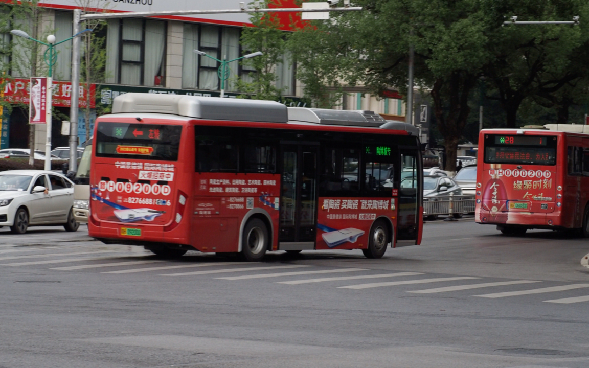 【景德镇公交】陶博城专线开往北景苑 配车:一踏8米福田