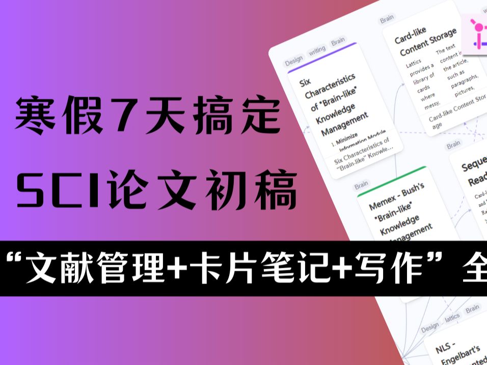 硕博科研学术神器 | Lattics搞定“文献管理+卡片笔记+写作”全流程哔哩哔哩bilibili