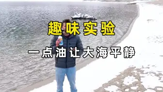 不可思议，海中滴入一滴鱼油，就能让大海平静下来？