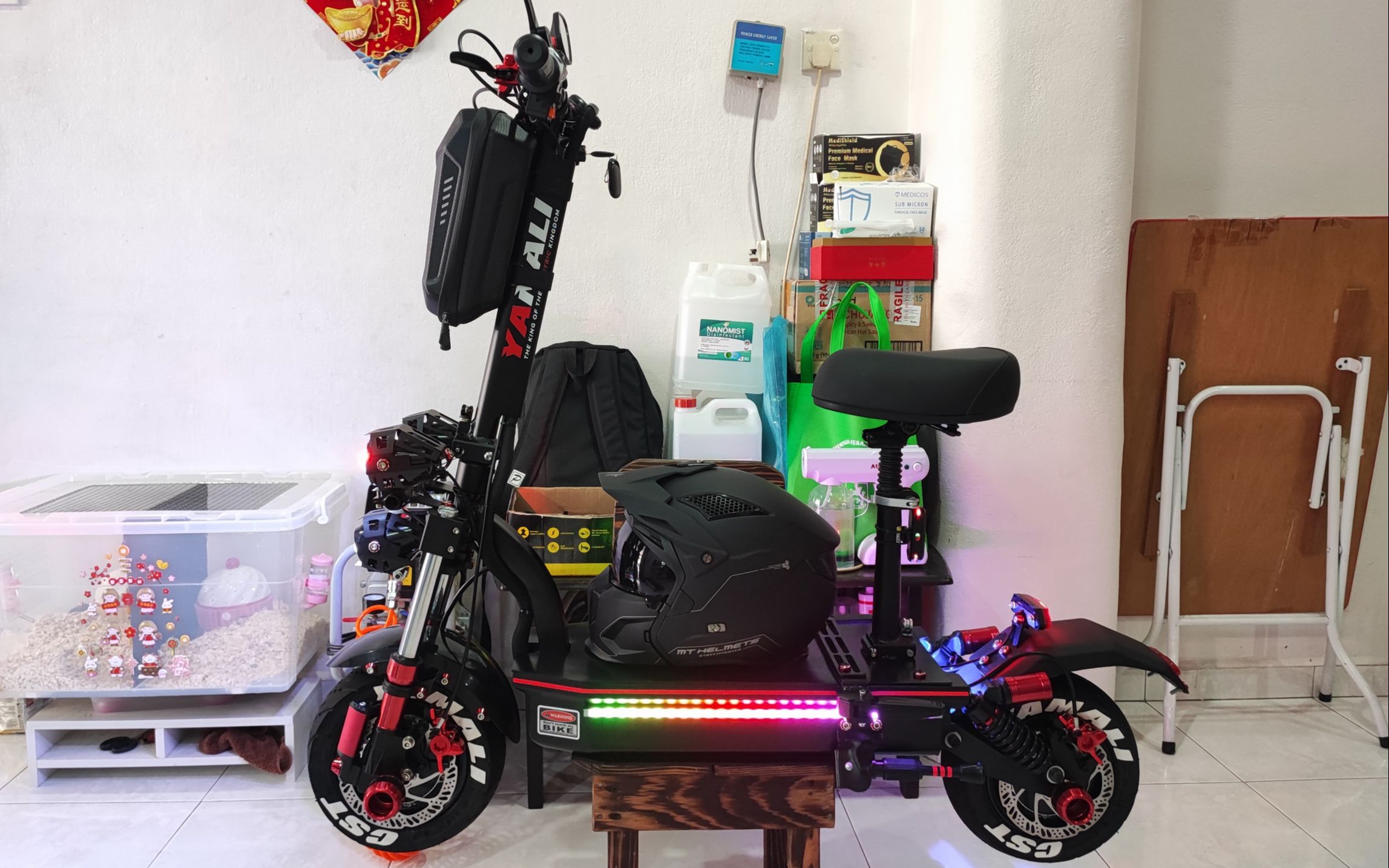 (yamali 亚马力) dk-11 越野电动滑板车双驱11寸 60v 5600w (12/03